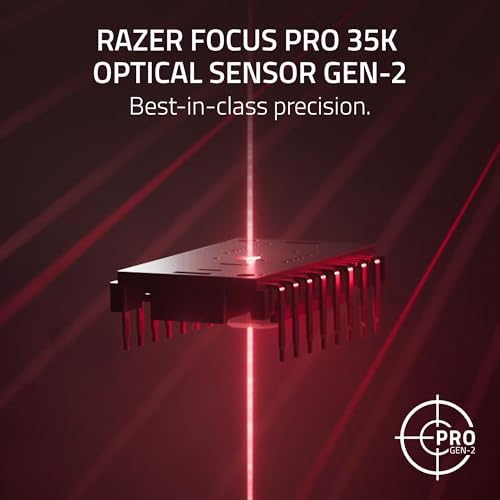 Razer Viper V3 Pro Wireless Esports Gaming Mouse  Symmetrical   54g Lightweight   8K Polling   35K Optical Sensor   Gen3 Optical Switches   8 Programmable Controls   95 Hr Battery   Sentinels Edition