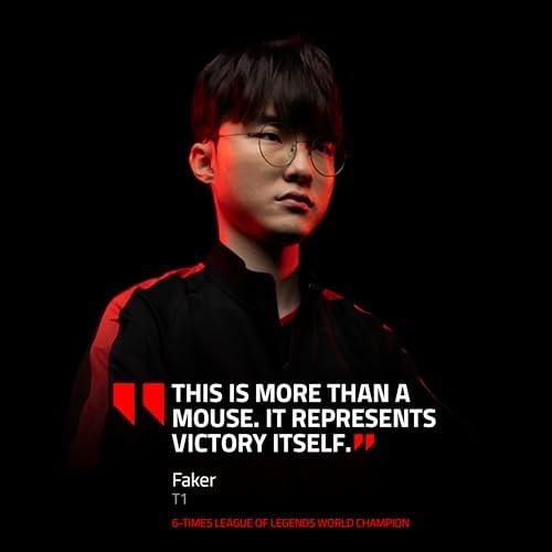 Razer Viper V3 Pro Wireless Esports Gaming Mouse  Symmetrical   54g Lightweight   8K Polling   35K DPI Optical Sensor   Gen3 Optical Switches   8 Programmable Controls   95 Hr Battery   Faker Edition