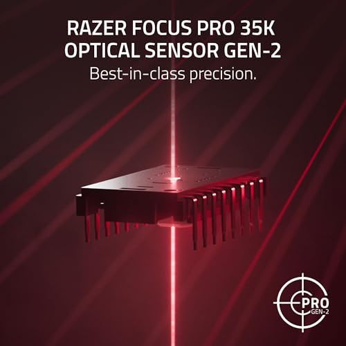 Razer Viper V3 Pro Wireless Esports Gaming Mouse  Symmetrical   54g Lightweight   8K Polling   35K DPI Optical Sensor   Gen3 Optical Switches   8 Programmable Controls   95 Hr Battery   Faker Edition