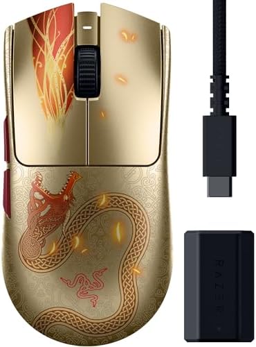 Razer Viper V3 Pro Wireless Esports Gaming Mouse  Symmetrical   54g Lightweight   8K Polling   35K DPI Optical Sensor   Gen3 Optical Switches   8 Programmable Buttons   95 Hr Battery   Black