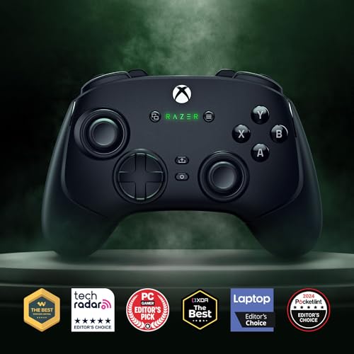 Razer Wolverine V3 Pro Wireless Gaming Controller: Licensed for Xbox Series X|S, Xbox One, Windows PC - 6 Remappable Buttons - Fast Triggers - Customizable Thumbsticks - Wired Tournament Mode - Black