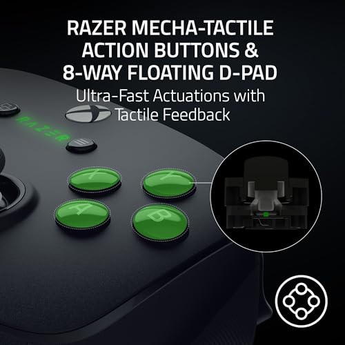 Razer Wolverine V3 Pro Wireless Gaming Controller: Licensed for Xbox Series X|S, Xbox One, Windows PC - 6 Remappable Buttons - Fast Triggers - Customizable Thumbsticks - Wired Tournament Mode - Black