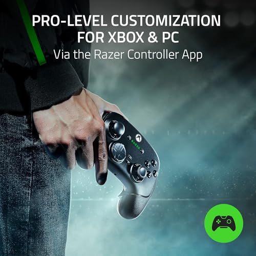 Razer Wolverine V3 Pro Wireless Gaming Controller: Licensed for Xbox Series X|S, Xbox One, Windows PC - 6 Remappable Buttons - Fast Triggers - Customizable Thumbsticks - Wired Tournament Mode - Black