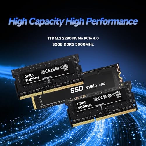 Reatan A8 Mini Gaming PC AMD Oculink Ryzen 7 8745HS 8C/16T up to 4 9GHz   32GB DDR5 5600MHz 1TB PCle4 0 SSD Radeon 780M Mini Desktop Computer  Quad Display Dual 2 5G LAN & Wi Fi 6E & BT5 2 Mini PC