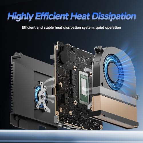 Reatan Alloy 9 Mini Gaming PC AI AMD Ryzen 9 7940HS up to 5 2GHz  32GB DDR5 1TB SSD 5600 MHz RAM  Desktop Mini Computers Radeon 780M Graphics Quad Display 2 5G LAN 2xHDMI 2 1 8K USB 4 0 Wi Fi 6E/BT5 3