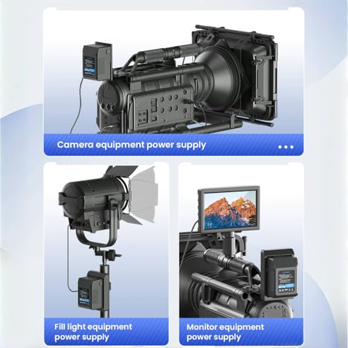 Rechargeable 15000mAh/222W Mini V Mount/V Lock Battery  14 8V Li ion Battery for Camera  Camcorder  Video Light  Compatible with XDCAM  Digital Cinema Cameras and Other Camcorders  Sony HDCAM