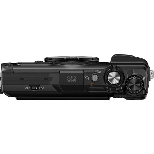 Reconditioned OM SYSTEM Tough TG 7 Waterproof Digital Camera Body  Black Edition