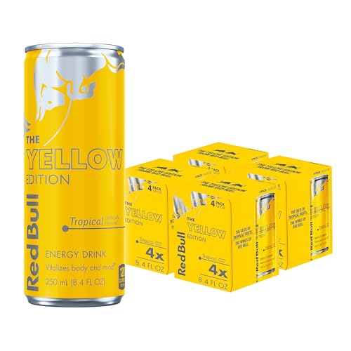 Red Bull Blue Edition Energy Drink  Blueberry  with 114mg Caffeine plus Taurine & B Vitamins  12 Fl Oz  Pack of 8 Cans