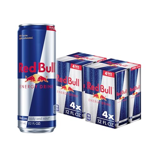 Red Bull Blue Edition Energy Drink  Blueberry  with 114mg Caffeine plus Taurine & B Vitamins  12 Fl Oz  Pack of 8 Cans