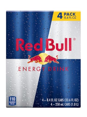 Red Bull Blue Edition Energy Drink  Blueberry  with 114mg Caffeine plus Taurine & B Vitamins  12 Fl Oz  Pack of 8 Cans
