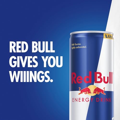 Red Bull Blue Edition Energy Drink  Blueberry  with 114mg Caffeine plus Taurine & B Vitamins  12 Fl Oz  Pack of 8 Cans