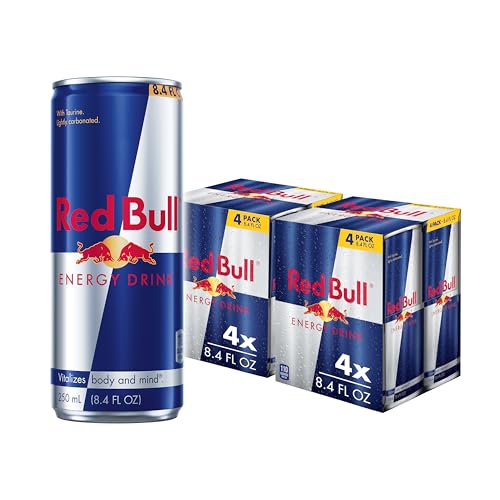 Red Bull Blue Edition Energy Drink  Blueberry  with 114mg Caffeine plus Taurine & B Vitamins  12 Fl Oz  Pack of 8 Cans