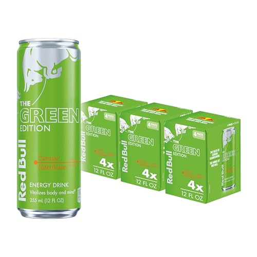 Red Bull Blue Edition Energy Drink  Blueberry  with 114mg Caffeine plus Taurine & B Vitamins  12 Fl Oz  Pack of 8 Cans