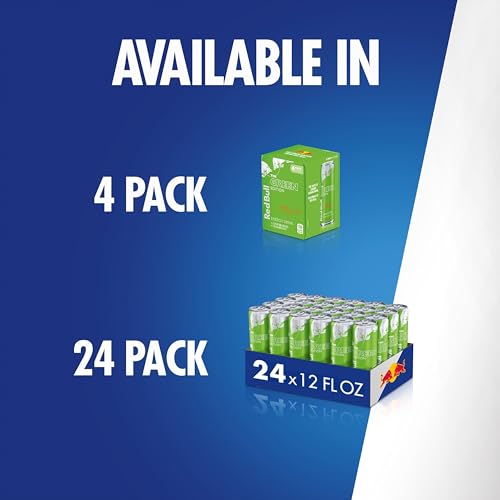 Red Bull Blue Edition Energy Drink  Blueberry  with 114mg Caffeine plus Taurine & B Vitamins  12 Fl Oz  Pack of 8 Cans