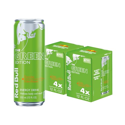 Red Bull Blue Edition Energy Drink  Blueberry  with 114mg Caffeine plus Taurine & B Vitamins  12 Fl Oz  Pack of 8 Cans