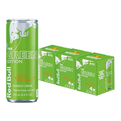 Red Bull Blue Edition Energy Drink  Blueberry  with 114mg Caffeine plus Taurine & B Vitamins  12 Fl Oz  Pack of 8 Cans