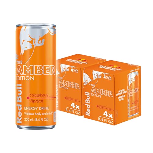 Red Bull Blue Edition Energy Drink  Blueberry  with 114mg Caffeine plus Taurine & B Vitamins  12 Fl Oz  Pack of 8 Cans