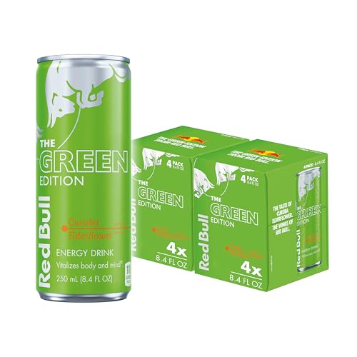 Red Bull Blue Edition Energy Drink  Blueberry  with 114mg Caffeine plus Taurine & B Vitamins  12 Fl Oz  Pack of 8 Cans