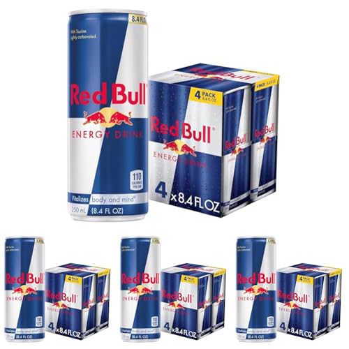 Red Bull Blue Edition Energy Drink  Blueberry  with 114mg Caffeine plus Taurine & B Vitamins  12 Fl Oz  Pack of 8 Cans
