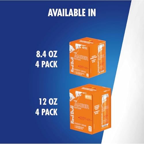 Red Bull Blue Edition Energy Drink  Blueberry  with 114mg Caffeine plus Taurine & B Vitamins  12 Fl Oz  Pack of 8 Cans