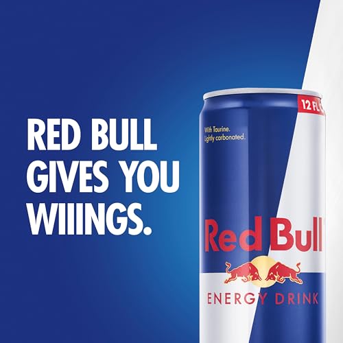 Red Bull Blue Edition Energy Drink  Blueberry  with 114mg Caffeine plus Taurine & B Vitamins  12 Fl Oz  Pack of 8 Cans