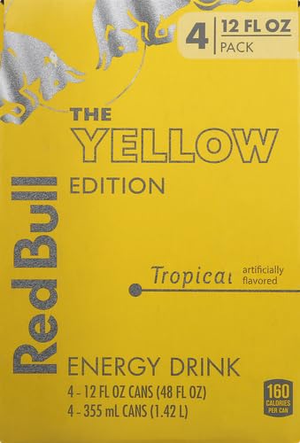 Red Bull Blue Edition Energy Drink  Blueberry  with 114mg Caffeine plus Taurine & B Vitamins  12 Fl Oz  Pack of 8 Cans