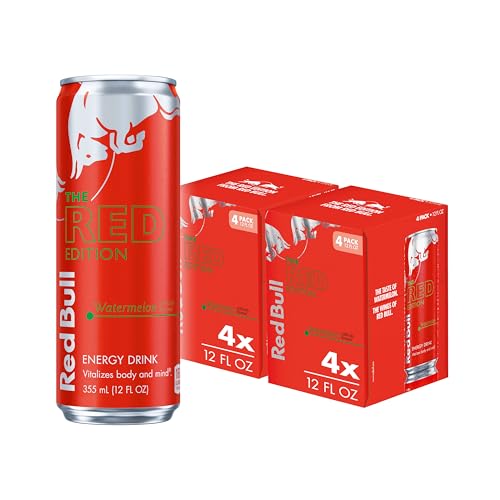 Red Bull Blue Edition Energy Drink  Blueberry  with 114mg Caffeine plus Taurine & B Vitamins  12 Fl Oz  Pack of 8 Cans