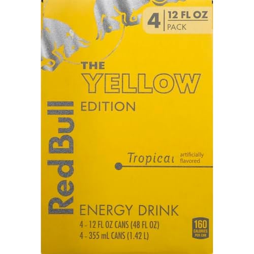 Red Bull Blue Edition Energy Drink  Blueberry  with 114mg Caffeine plus Taurine & B Vitamins  12 Fl Oz  Pack of 8 Cans