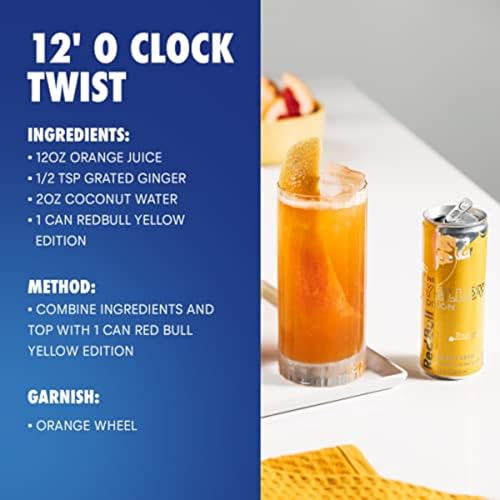 Red Bull Blue Edition Energy Drink  Blueberry  with 114mg Caffeine plus Taurine & B Vitamins  12 Fl Oz  Pack of 8 Cans