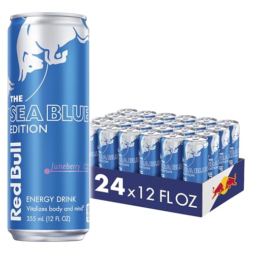 Red Bull Blue Edition  Energy Drink  Blueberry  8 4 Fl Oz Can  Pack of 24 
