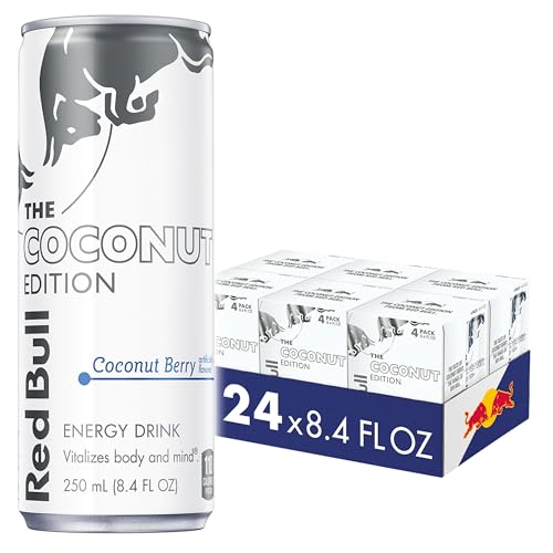Red Bull Blue Edition  Energy Drink  Blueberry  8 4 Fl Oz Can  Pack of 24 