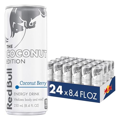 Red Bull Blue Edition  Energy Drink  Blueberry  8 4 Fl Oz Can  Pack of 24 