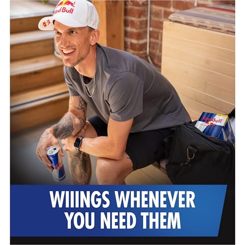 Red Bull Blue Edition  Energy Drink  Blueberry  8 4 Fl Oz Can  Pack of 24 