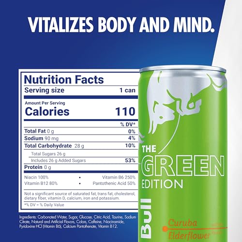 Red Bull Blue Edition  Energy Drink  Blueberry  8 4 Fl Oz Can  Pack of 24 