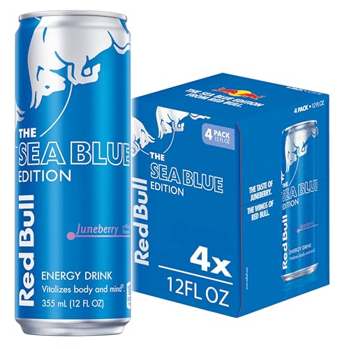 Red Bull Blue Edition  Energy Drink  Blueberry  8 4 Fl Oz Can  Pack of 24 