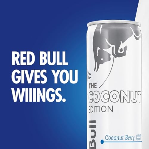 Red Bull Blue Edition  Energy Drink  Blueberry  8 4 Fl Oz Can  Pack of 24 
