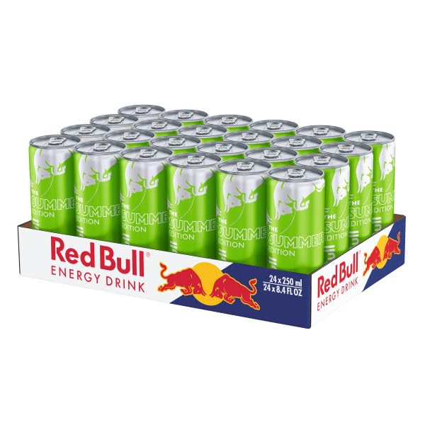 Red Bull Blue Edition  Energy Drink  Blueberry  8 4 Fl Oz Can  Pack of 24 