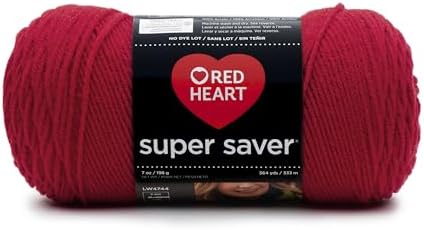Red Heart Super Saver Yarn 312 Black
