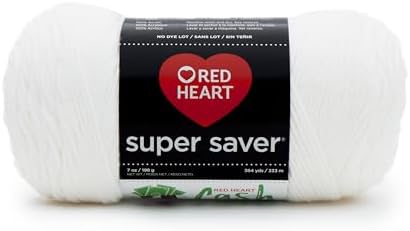 Red Heart Super Saver Yarn 312 Black