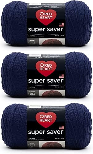 Red Heart Super Saver Yarn 312 Black