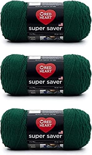 Red Heart Super Saver Yarn 312 Black