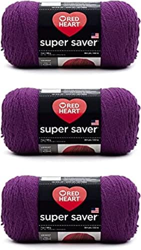 Red Heart Super Saver Yarn 312 Black