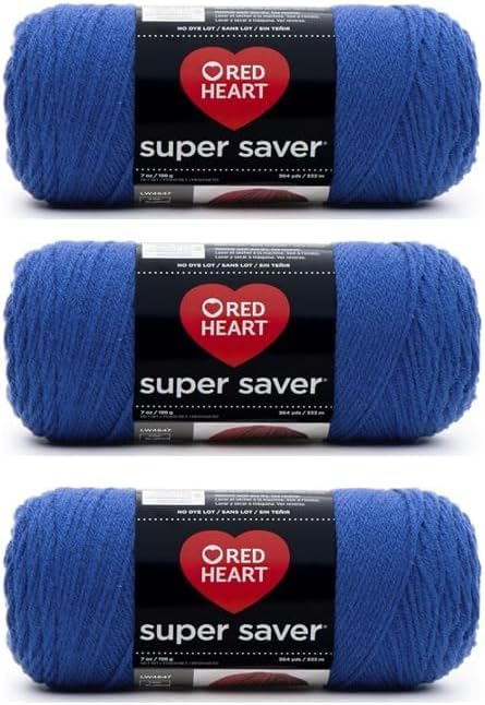 Red Heart Super Saver Yarn 312 Black
