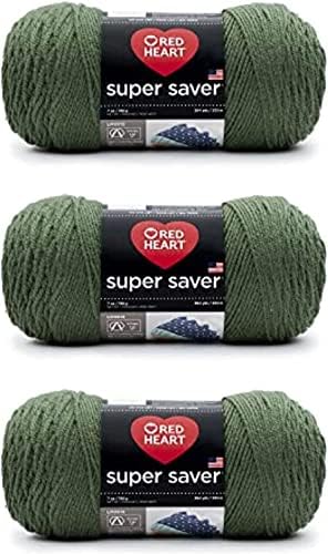 Red Heart Super Saver Yarn 312 Black
