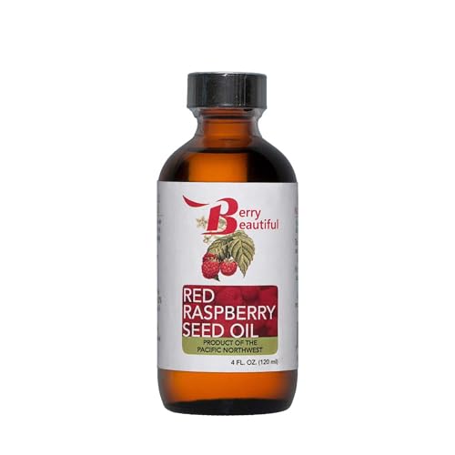 Red Raspberry Seed Oil   4 fl oz   Cold pressed from Raspberries grown by Northwest Berry Co op farmers