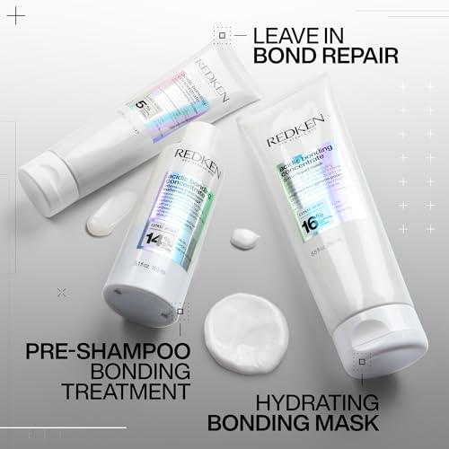 Redken Acidic Bonding Concentrate Hair Mask   Hydrating 5 Minute Liquid Mask  Bond Building & Strengthening  For Dry  Damaged Hair