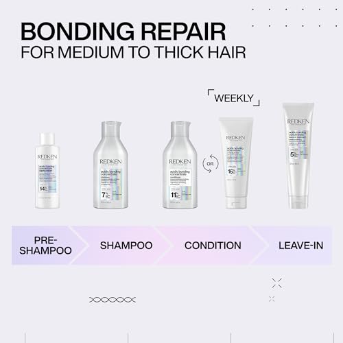 Redken Acidic Bonding Concentrate Hair Mask   Hydrating 5 Minute Liquid Mask  Bond Building & Strengthening  For Dry  Damaged Hair