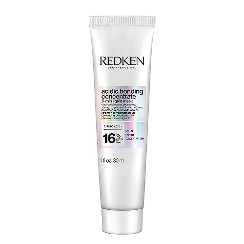 Redken Acidic Bonding Concentrate Hair Mask   Hydrating 5 Minute Liquid Mask  Bond Building & Strengthening  For Dry  Damaged Hair
