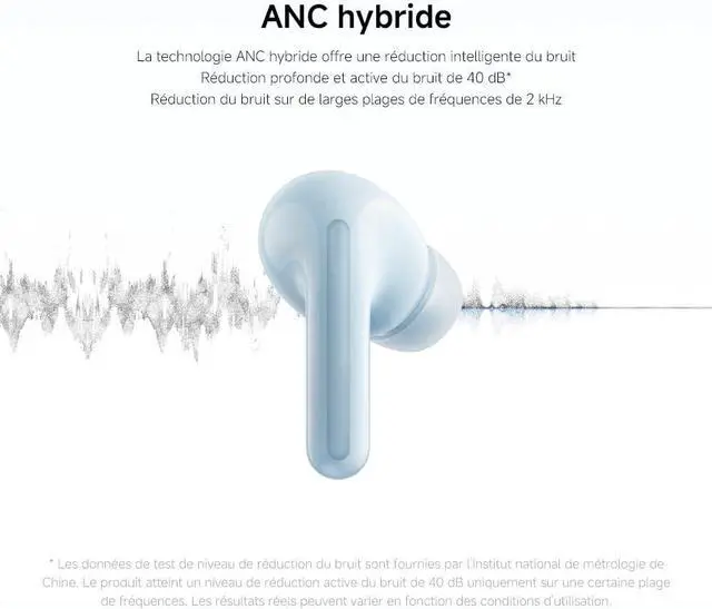 Redmi Buds 6 Lite in Ear Headphones  Dynamic 40dB Active Noise Cancellation  up to 37 Hours Battery Life  Titanium Membrane with 4 Sound Settings  AI Noise Cancellation  Google Fast Pair  Black