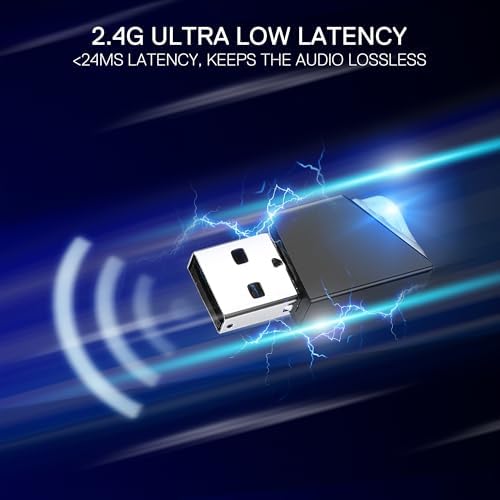 Redragon H858 3 Mode Wireless Gaming Headset  7 1 Surround Sound  53 mm Drivers  Memory Foam Ear Pads  Detachable Noise canceling Microphone  Over Ear Headphones Works for Mobile  PC/PS5/NS